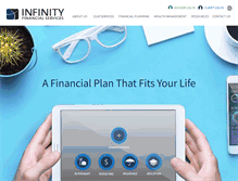 Tablet Screenshot of infinitysecurities.com